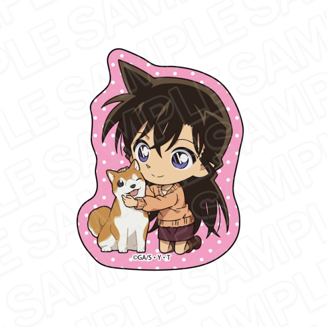 【2025年3月下旬～4月上旬頃発送予定】名探偵コナン　ダイカットステッカー　毛利蘭　デフォルメいぬ ver.【予約期間：2024年12/6～2025年1/5】