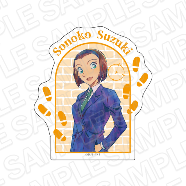 【2026年5月中旬～6月上旬頃発送予定】名探偵コナン　ダイカットステッカー　PALE TONE series　鈴木園子　vol.6【予約期間：2026年2/9～2/22】