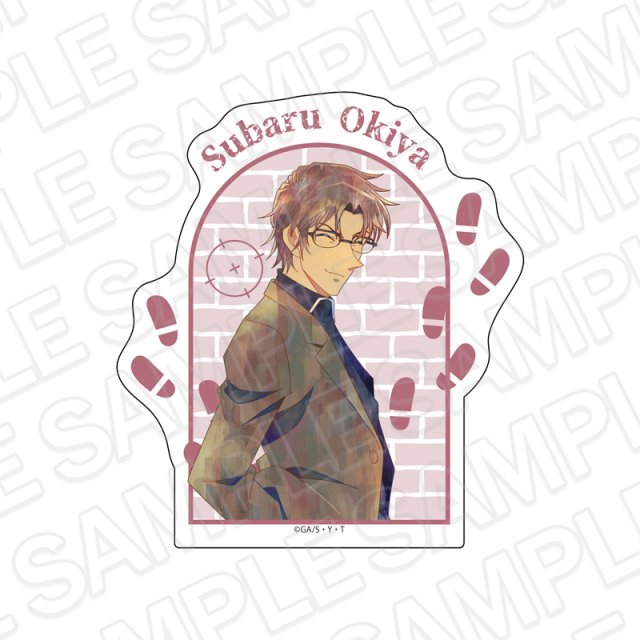 【2026年5月中旬～6月上旬頃発送予定】名探偵コナン　ダイカットステッカー　PALE TONE series　沖矢昴　vol.6【予約期間：2026年2/9～2/22】