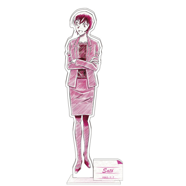 名探偵コナン　ペンシルアート　アクリルスタンドコレクションVol.2　佐藤美和子