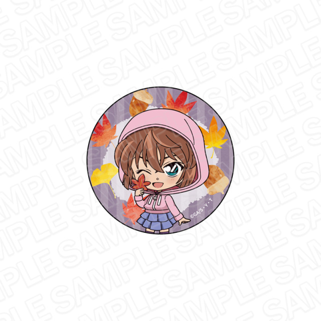 【12月下旬頃発送予定】名探偵コナン　ホログラムカンバッジ　灰原哀　デフォルメ秋 ver.【予約期間：10/31～11/13】