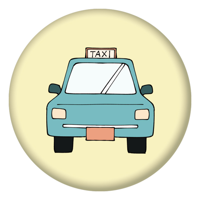 ドラマ「日曜の夜ぐらいは...」缶バッジ（タクシー）