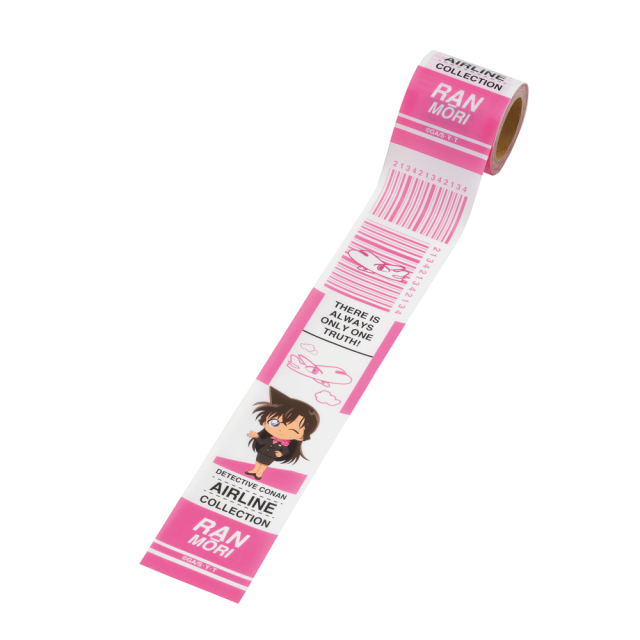 名探偵コナン　エアラインコレクション　バーコードタグ風養生テープ　毛利蘭