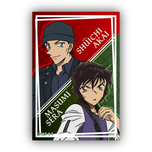 【10月下旬頃発送予定】名探偵コナン　スクエア型缶バッジVol.3　赤井秀一＆世良真純【予約期間：2025年7/30～8/17】