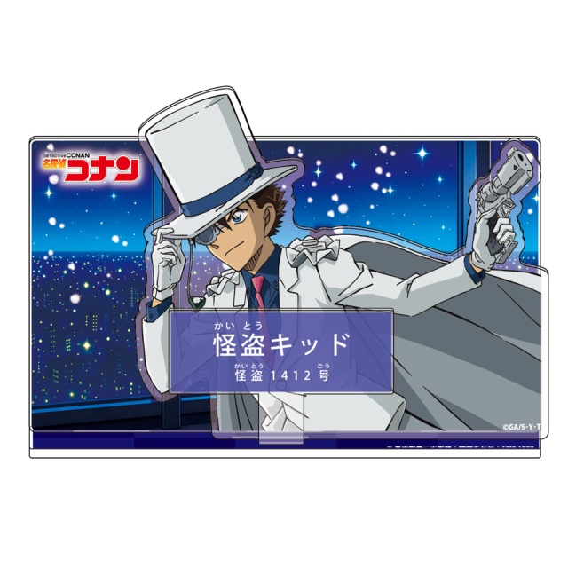 名探偵コナン劇場版限定　怪盗キッド　アクリルスタンド　缶バッジセット 予約商品9月中旬発送】名探偵コナン アート缶バッジ＿怪盗キッド