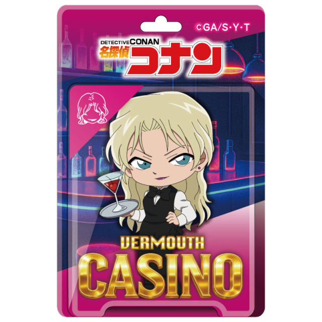 【2025年12月中旬頃発送予定】名探偵コナン　ブリスターパッケージ風アクリルボールチェーン　カジノコレクション　ベルモット【予約期間：2025年9/24～10/13】
