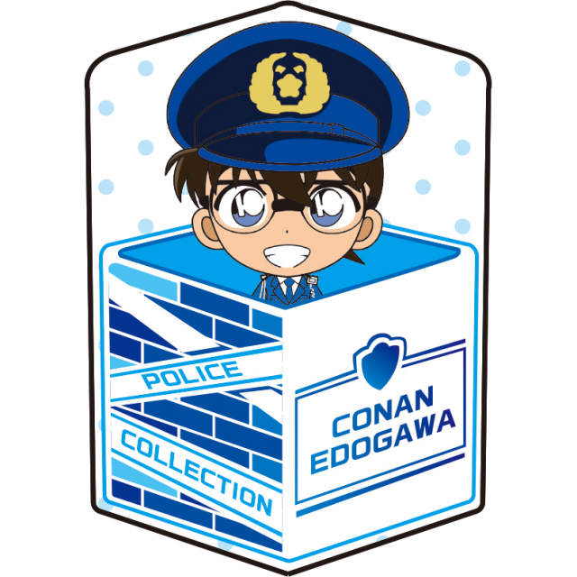 名探偵コナン　キャラ箱クッションVol.4警察コレクション　江戸川コナン