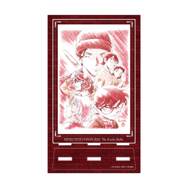 名探偵コナン コナンムービー展 アクリルブロック コナン 灰原哀 緋色