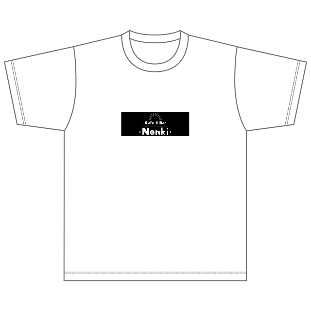 ドラマ「around1/4」カフェバー「NONKI」ロゴ入りTシャツ（Mサイズ）