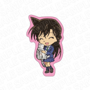 【8月下旬頃発送予定】名探偵コナン　ダイカットステッカー　毛利蘭　デフォルメねこ ver.3【予約期間：5/27～6/16】