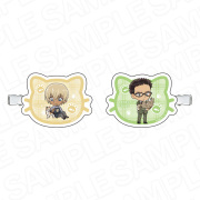 【8月下旬～9月上旬頃発送予定】名探偵コナン　アクリルヘアクリップ　安室透&風見裕也　デフォルメねこ ver.4【予約期間：2025年5/19～6/1】