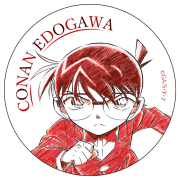名探偵コナン　ペンシルアート　缶バッジコレクションVol.7　江戸川コナン
