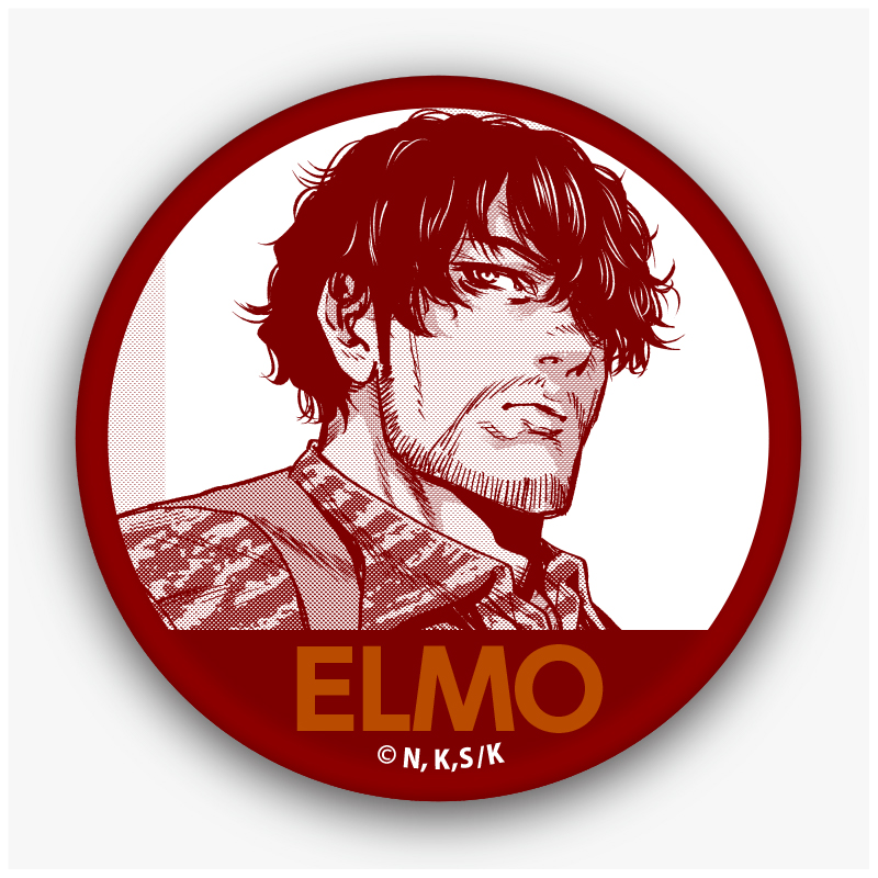 【12月下旬発売予定】テスラノート　缶バッジ　エルモ