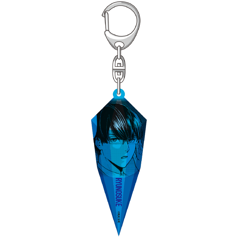 【12月下旬発売予定】テスラノート　テスラのかけら型アクリルキーホルダー　高松隆之助