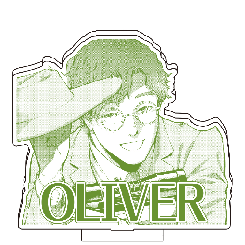 【12月下旬発売予定】テスラノート　アクリルスタンド　オリバー・ソーントン