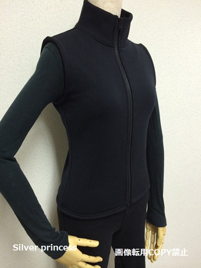 大人サイズ入荷★即納★イーベスト★ 日本製★Silver princess限定★USAポラーテック生地★イニシャル可能＊黒★大人S