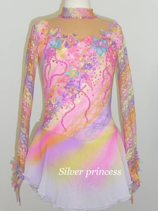 送料無料★TM02★フルオーダー★大会用フィギュアスケートコスチューム★