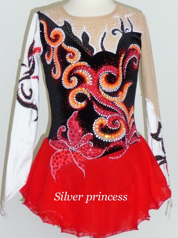 送料無料★TM03★フルオーダー★大会用フィギュアスケートコスチューム★