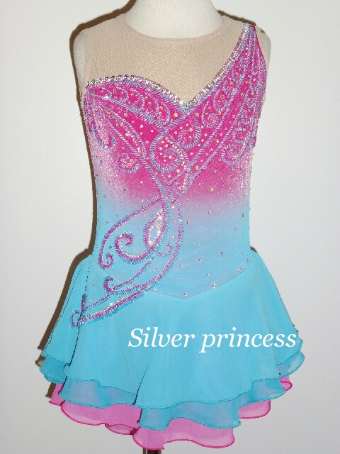 送料無料★TM23★フルオーダー★大会用フィギュアスケートコスチューム★