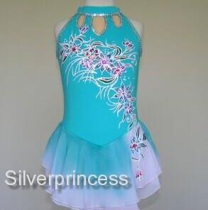 送料無料★アメリカへフルオーダー！大会用フィギュアスケートコスチューム