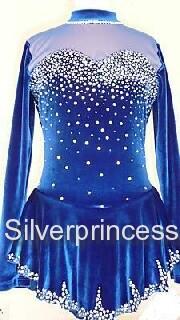 送料無料★アメリカへフルオーダー！大会用フィギュアスケートコスチューム