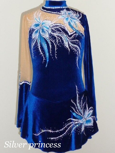 送料無料★TNB224★フルオーダー大会用フィギュアスケートコスチューム★