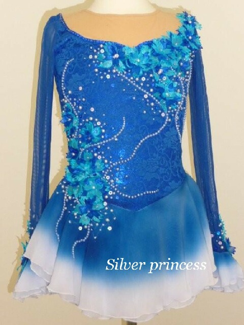 送料無料★TNB235★フルオーダー★大会用フィギュアスケートコスチューム★