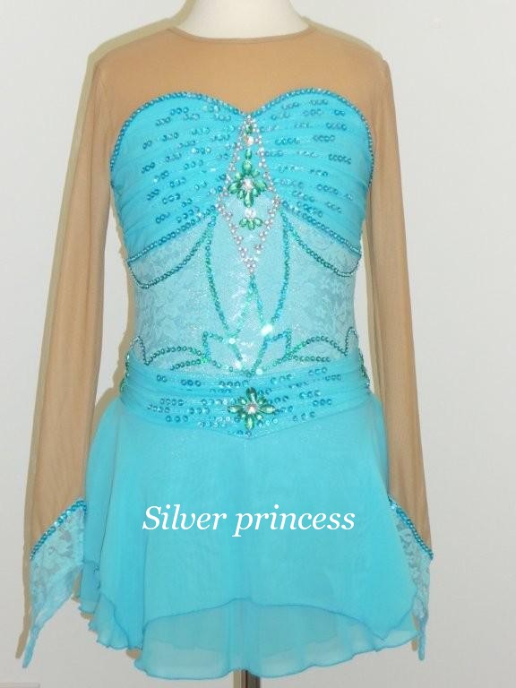 送料無料★TNB244★フルオーダー★大会用フィギュアスケートコスチューム★