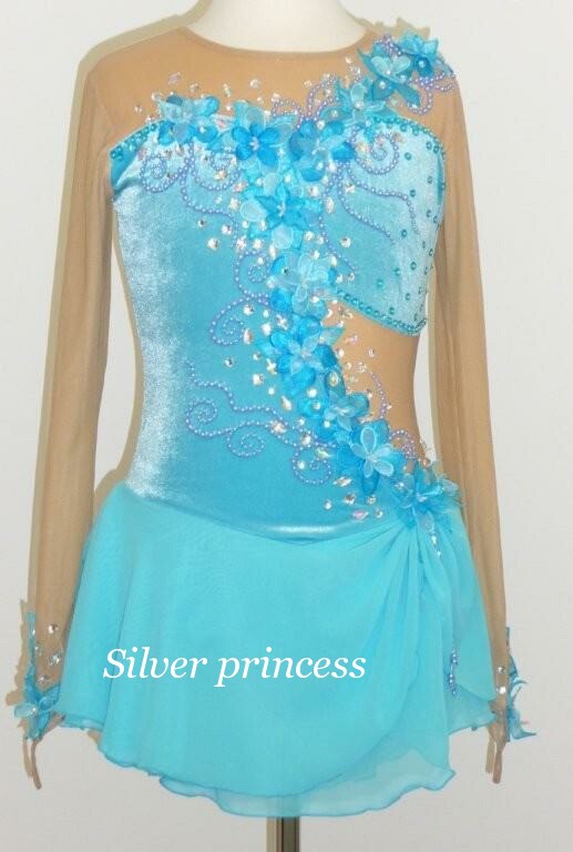 送料無料★TNB245★フルオーダー★大会用フィギュアスケートコスチューム★