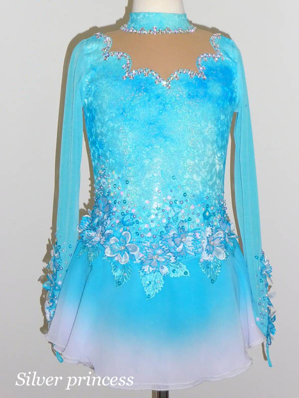 送料無料★TNB246★フルオーダー★大会用フィギュアスケートコスチューム★