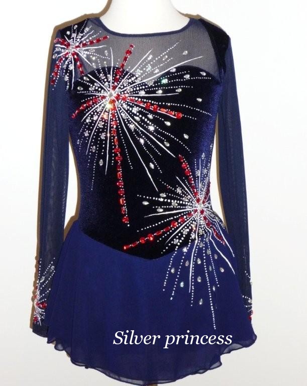 送料無料★TNB261★フルオーダー★大会用フィギュアスケートコスチューム★