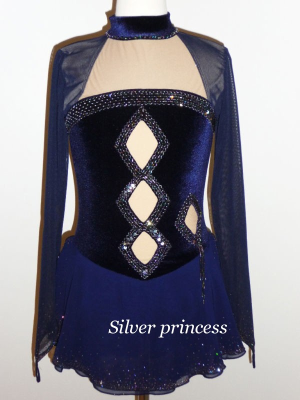 送料無料★TNB265★フルオーダー★大会用フィギュアスケートコスチューム★