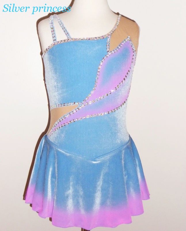 送料無料★TNB267★フルオーダー大会用フィギュアスケートコスチューム★