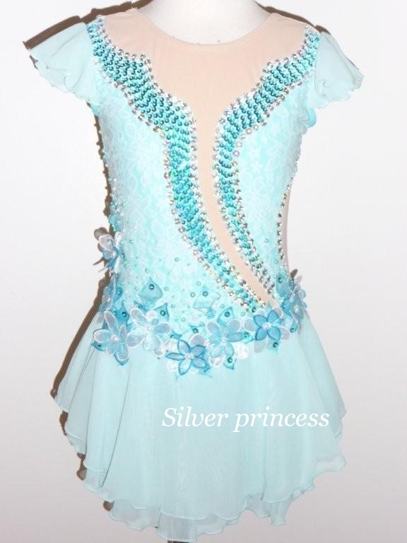 送料無料★TNB280★御注文製作品★ゴージャスストーン大会用フィギュアスケートコスチューム★