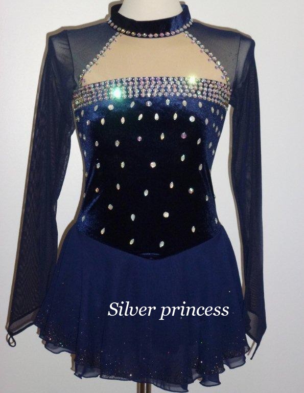 送料無料★ＴＮＢ295番★★ゴージャスきらきらストーン★フルオーダー大会用フィギュアスケートコスチューム★