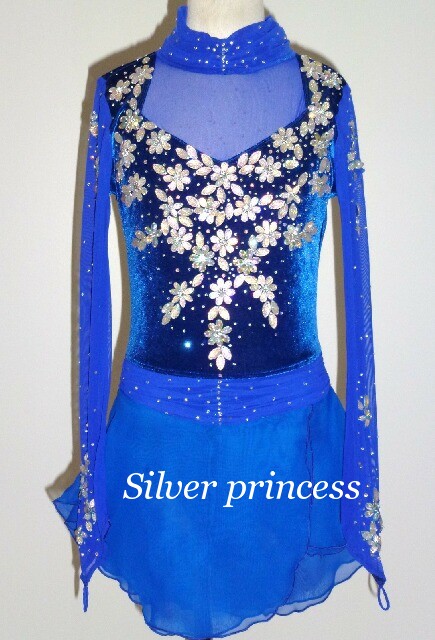 送料無料★TNB313★フルオーダーフィギュアスケート大会用スケートコスチューム★
