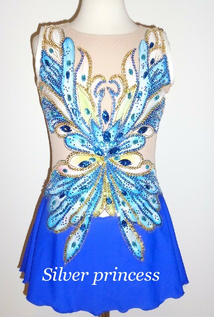 送料無料★TNB322★フルオーダ-★大会用フィギュアスケートコスチューム★