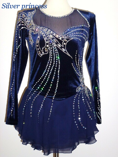 送料無料★TNB323★フルオーダー★大会用フィギュアスケートコスチューム★