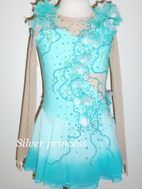 送料無料★TNB325★フルオーダ-大会用フィギュアスケートコスチューム★