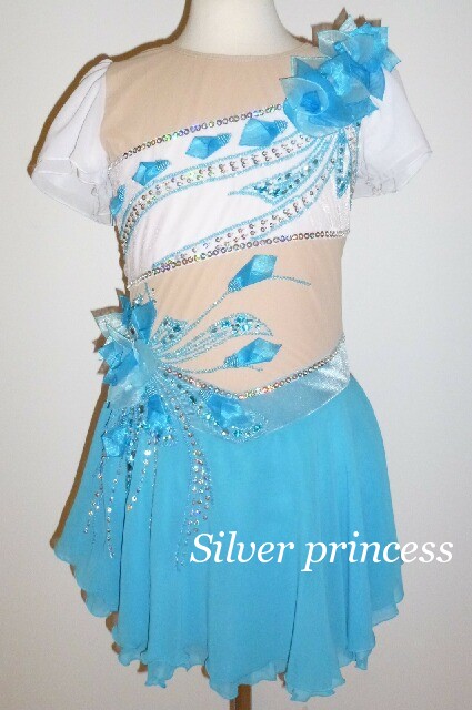 送料無料★TNB329★フルオーダー★大会用フィギュアスケートコスチューム★