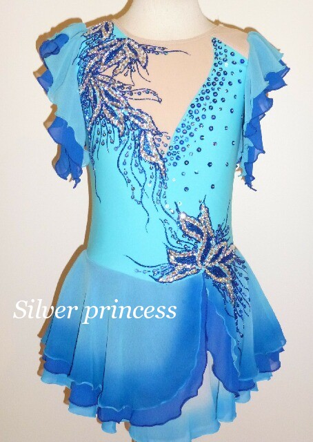 送料無料★TNB331★フルオーダー★大会用フィギュアスケートコスチューム★