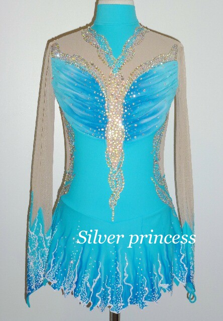 送料無料★TNB341★フルオーダー★大会用フィギュアスケートコスチューム★