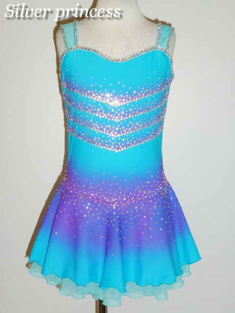 送料無料★TNB348★フルオーダー★大会用フィギュアスケートコスチューム★