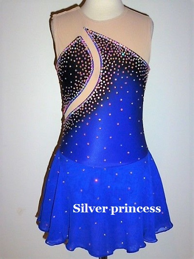 送料無料★TNB401★フルオーダー大会用フィギュアスケートコスチューム★