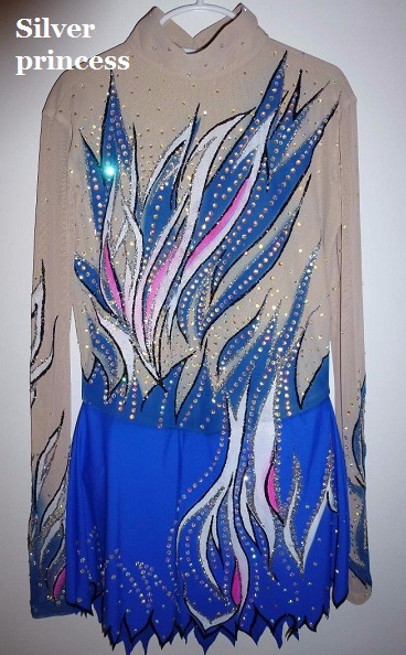 送料無料★TNB412★フルオーダー大会用フィギュアスケートコスチューム★