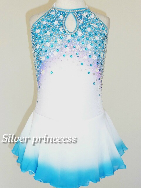 送料無料★TNB68★フルオーダー★大会用フィギュアスケートコスチューム ◆TNB68