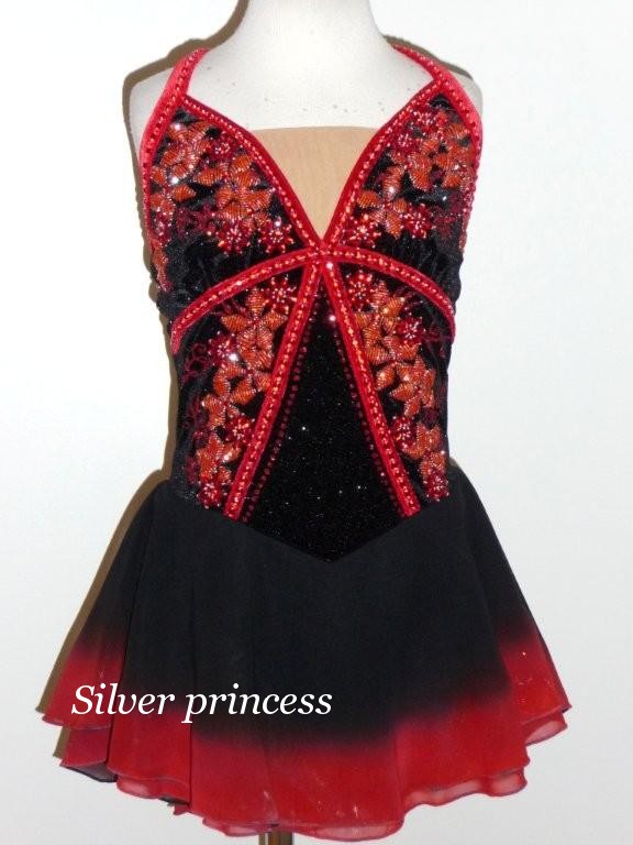 送料無料★TNBK106★素晴しきビース！フルオーダー★大会用フィギュアスケートコスチューム★