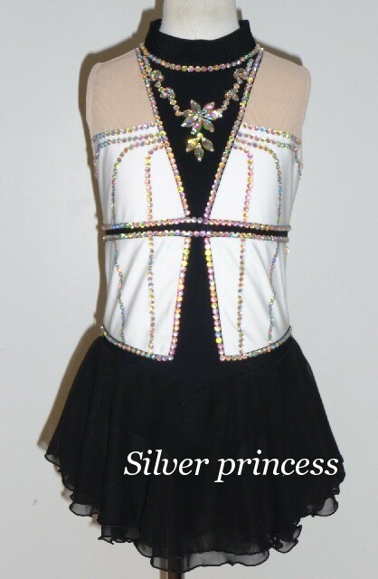 送料無料★TNBK128★フルオーダー★大会用スケートコスチューム★