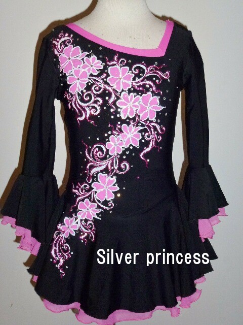 送料無料★TNBK138★フルオーダー★大会用フィギュアスケートコスチューム★