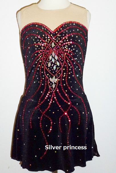 送料無料★TNBK154★フルオーダー★大会用フィギュアスケートコスチューム